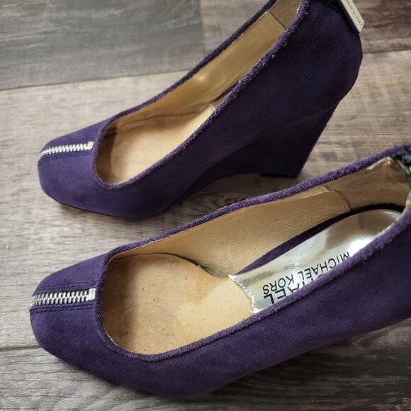 Michael Kors Parker Wedges size 4 - Picture 4 of 16